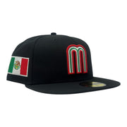 Team Mexico 2026 World Baseball Classic Fitted Hat by New Era-Black