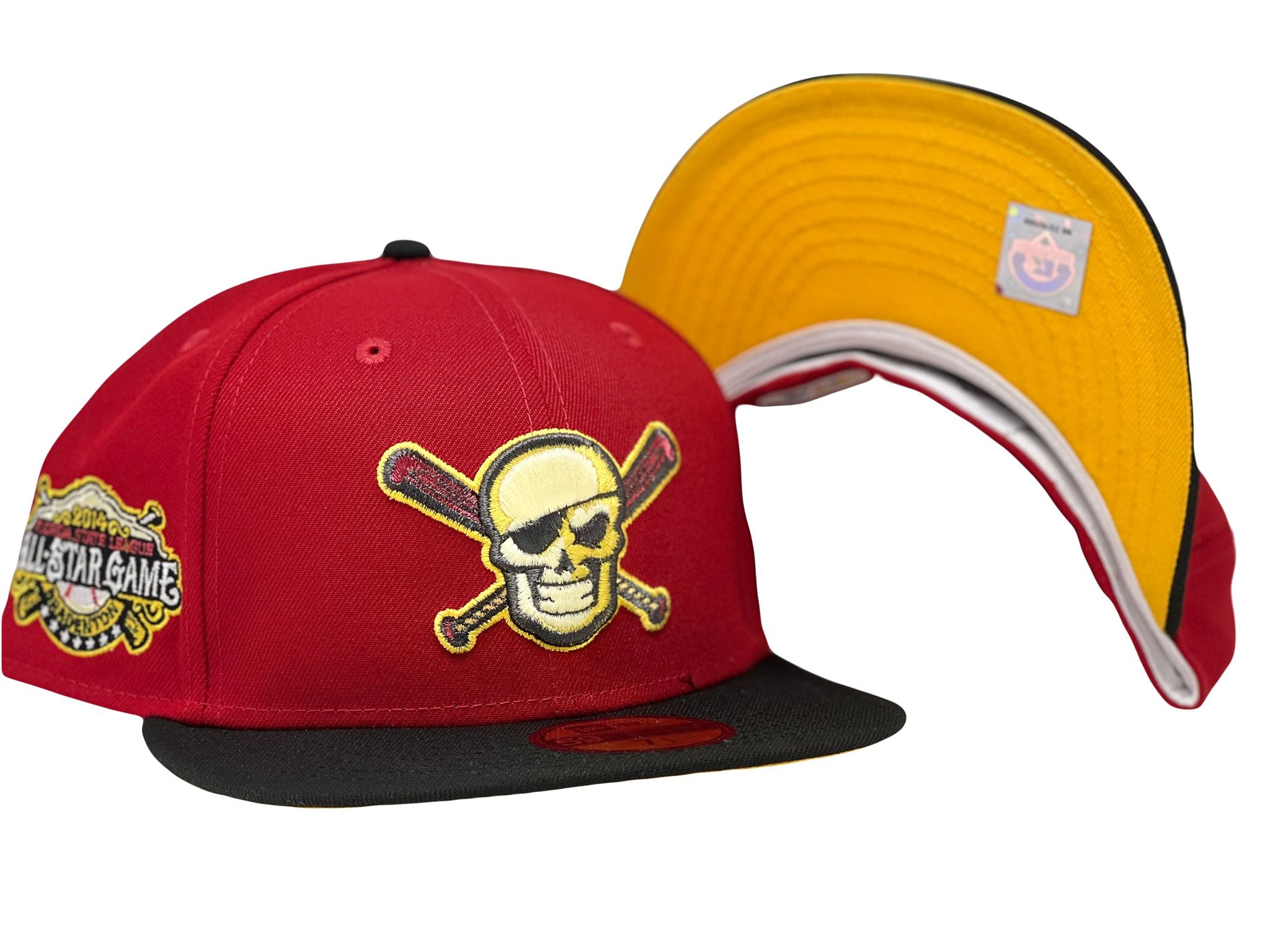 Bradenton Marauders 2014 Florida State League All Star Game Yellow Brim New Era Fitted Hat