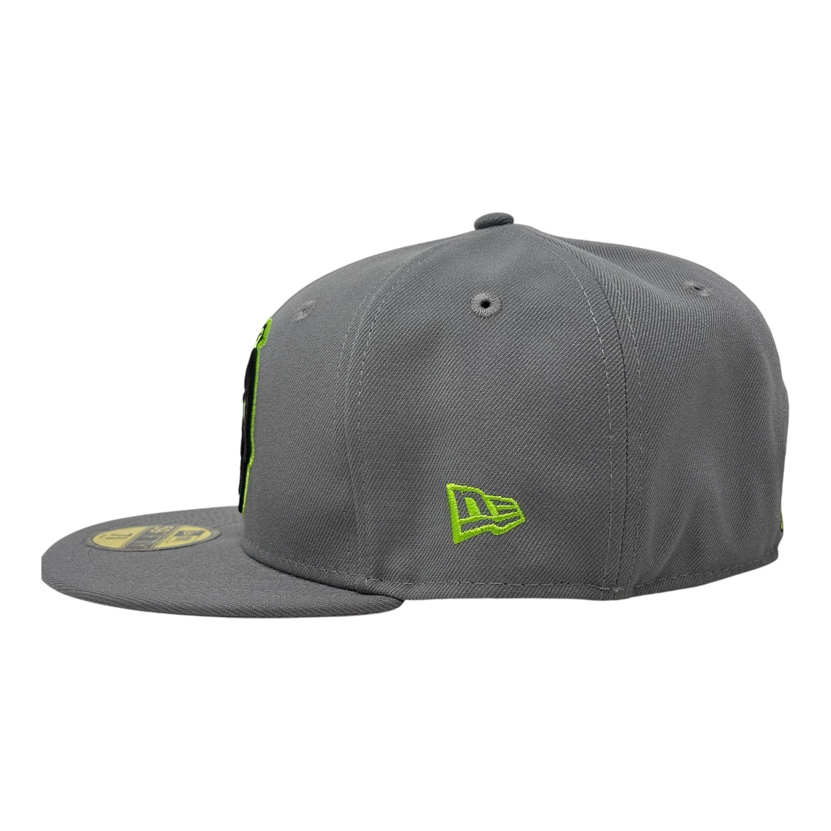 Lynchburg Hillcats Poison Apple 59Fifty New Era Fitted Hat-Gray
