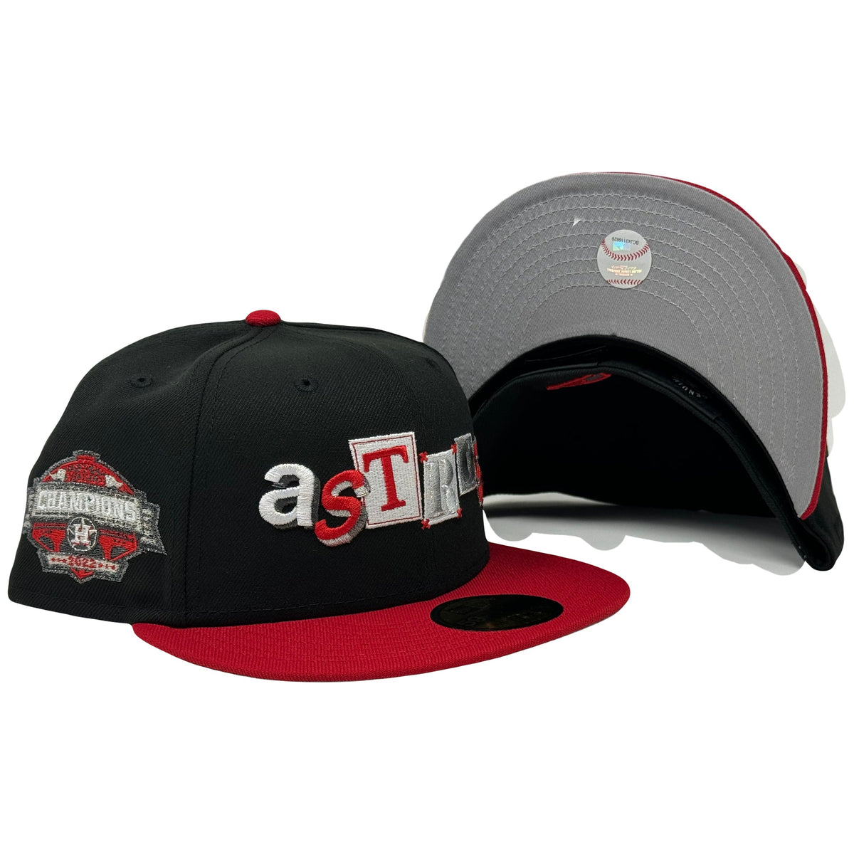 Houston Astros 2022 World Series Champions Ransom Note Pack New Era Fitted Hat