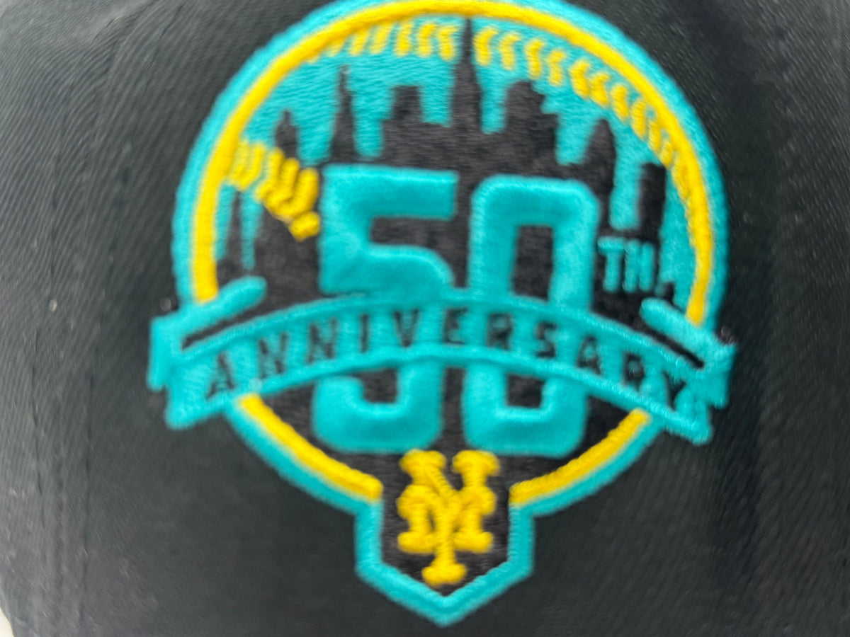 New York Mets 50th Anniversary 59Fifty Fitted Hat to Match Gamma 11