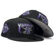 New York Yankees 1999 World Series "Metallica Pack" Logo Fitted-black Purple