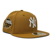 New York Yankees 1999 World Series New Era fitted Hat-Wheat