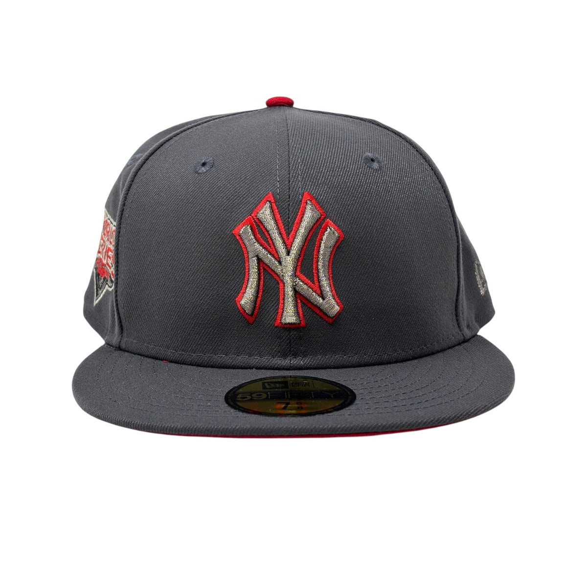 New York Yankees 2000 World Series Red Brim Fitted Hat
