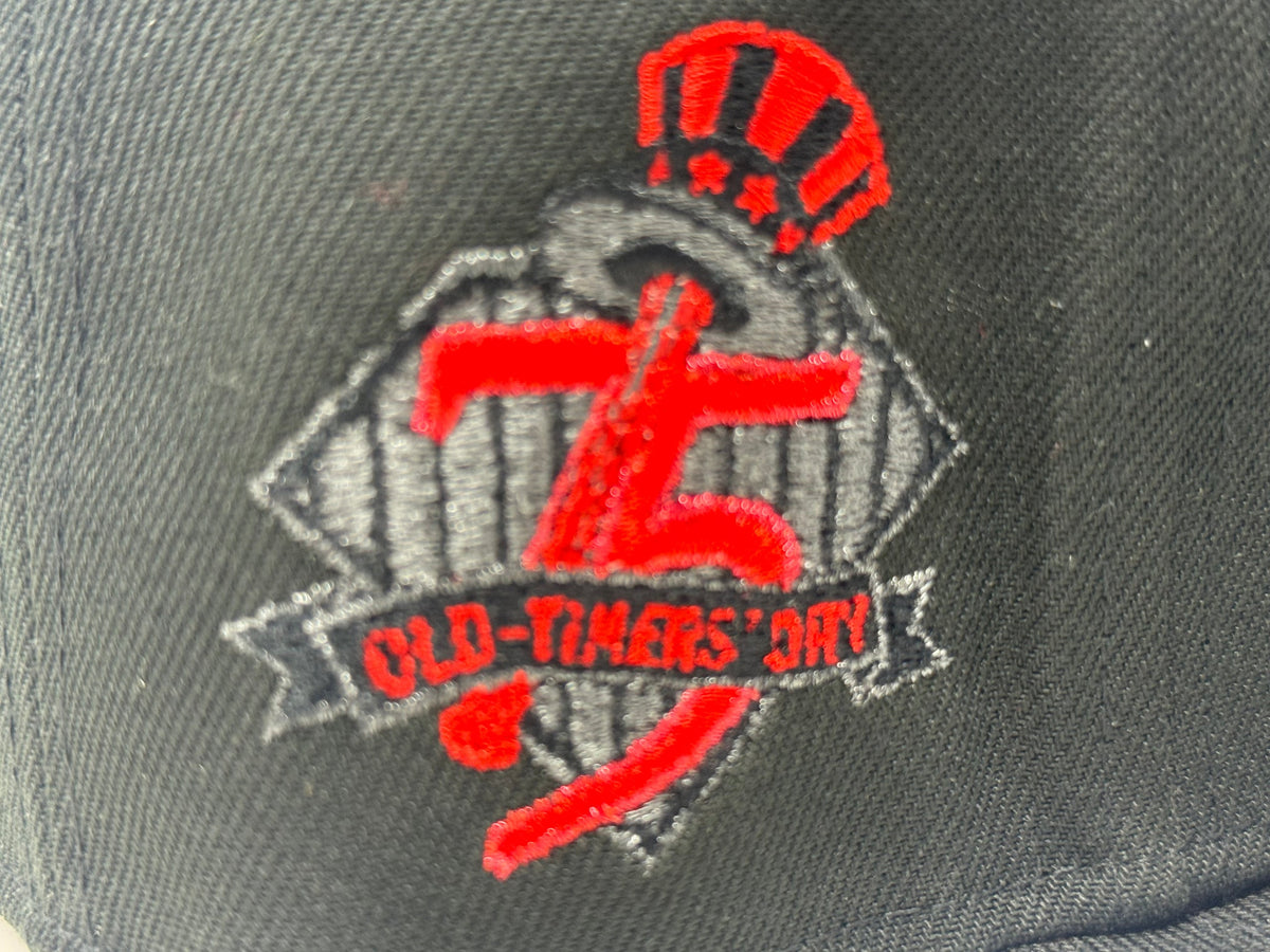 New York Yankees 75th anniversary "Metallic Pack" Red Brim Fitted Hat