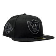 Oakland Raiders 50th Anniversary 59Fifty Fitted Hats-Black