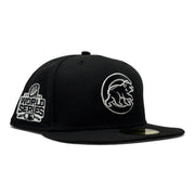 Chicago Cubs 2016 New Era Fitted Hat- Black