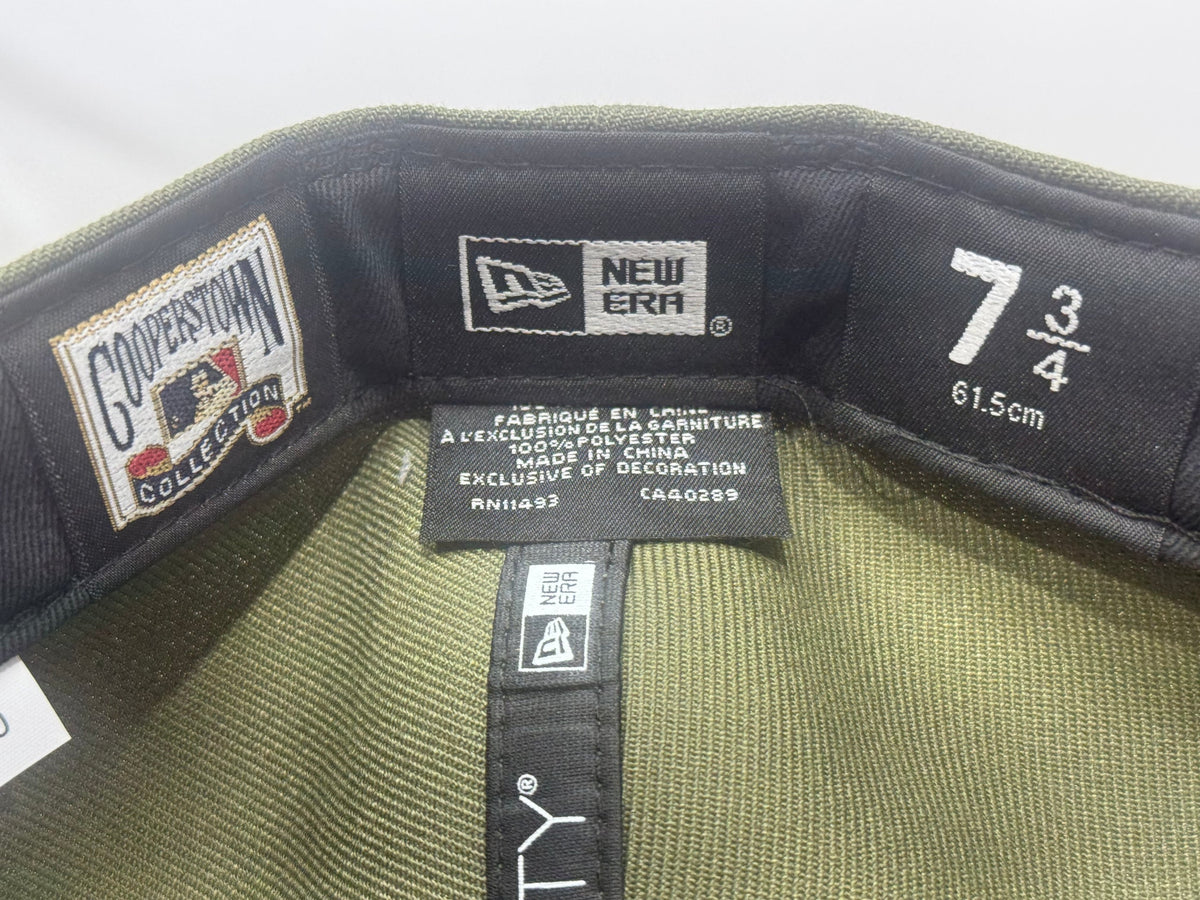 Los Angeles Angels 50th Anniversary Fitted Hat-Olive Black