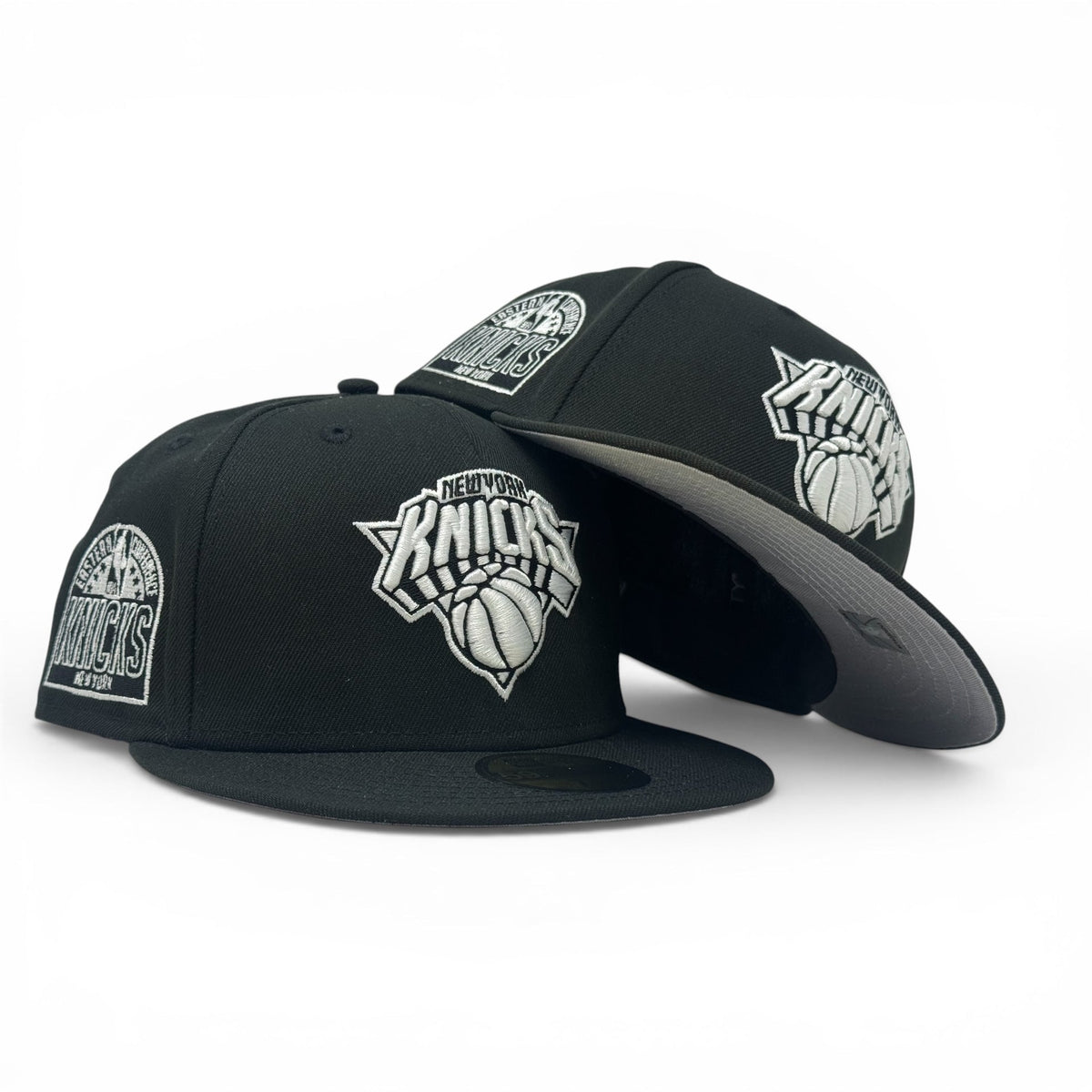 New York Knicks Eastern Conference Fitted Hats-Black