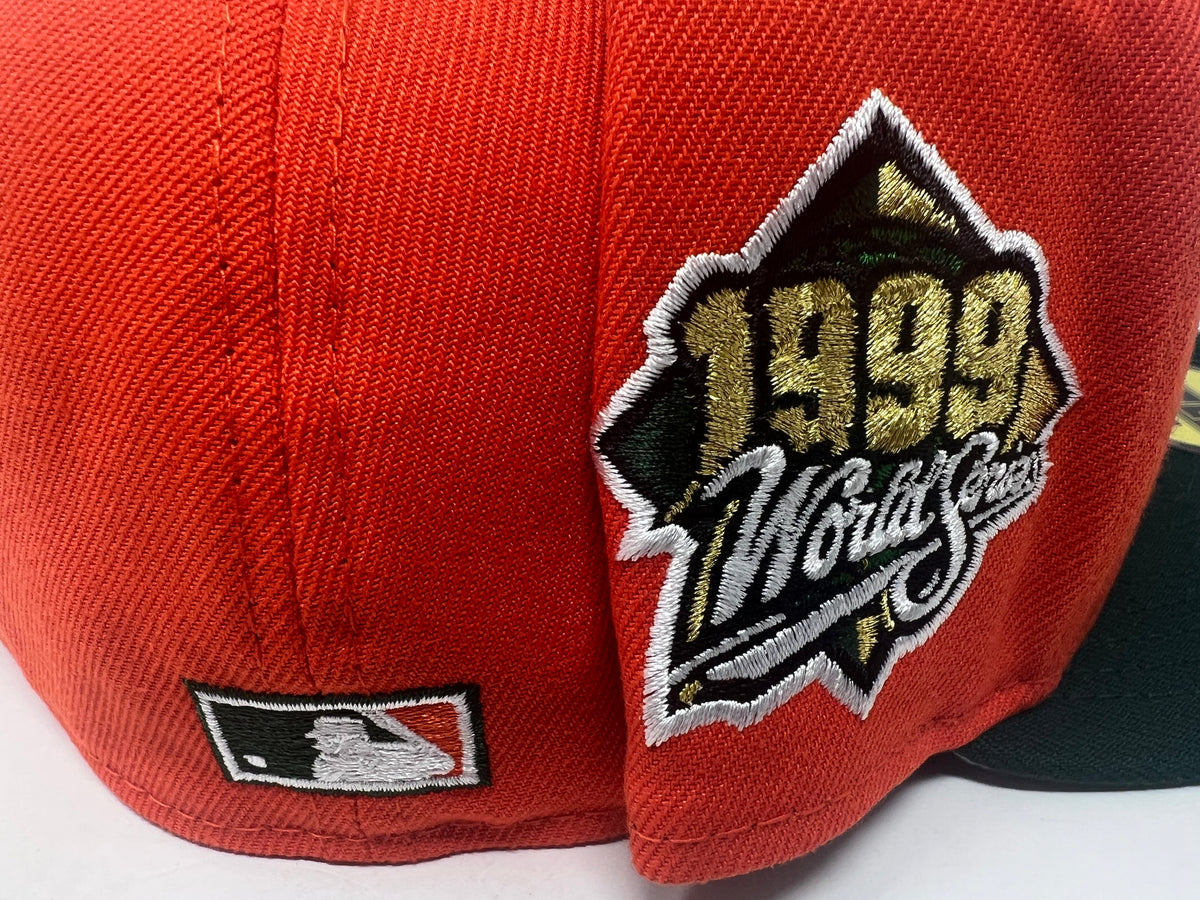 New York Yankees 1999 World Series Green Orange New Era Fitted Hat
