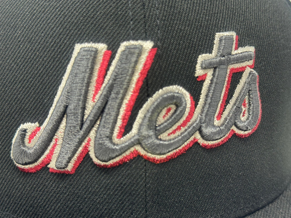 New York Mets 50th Anniversary Fitted Hat-Black
