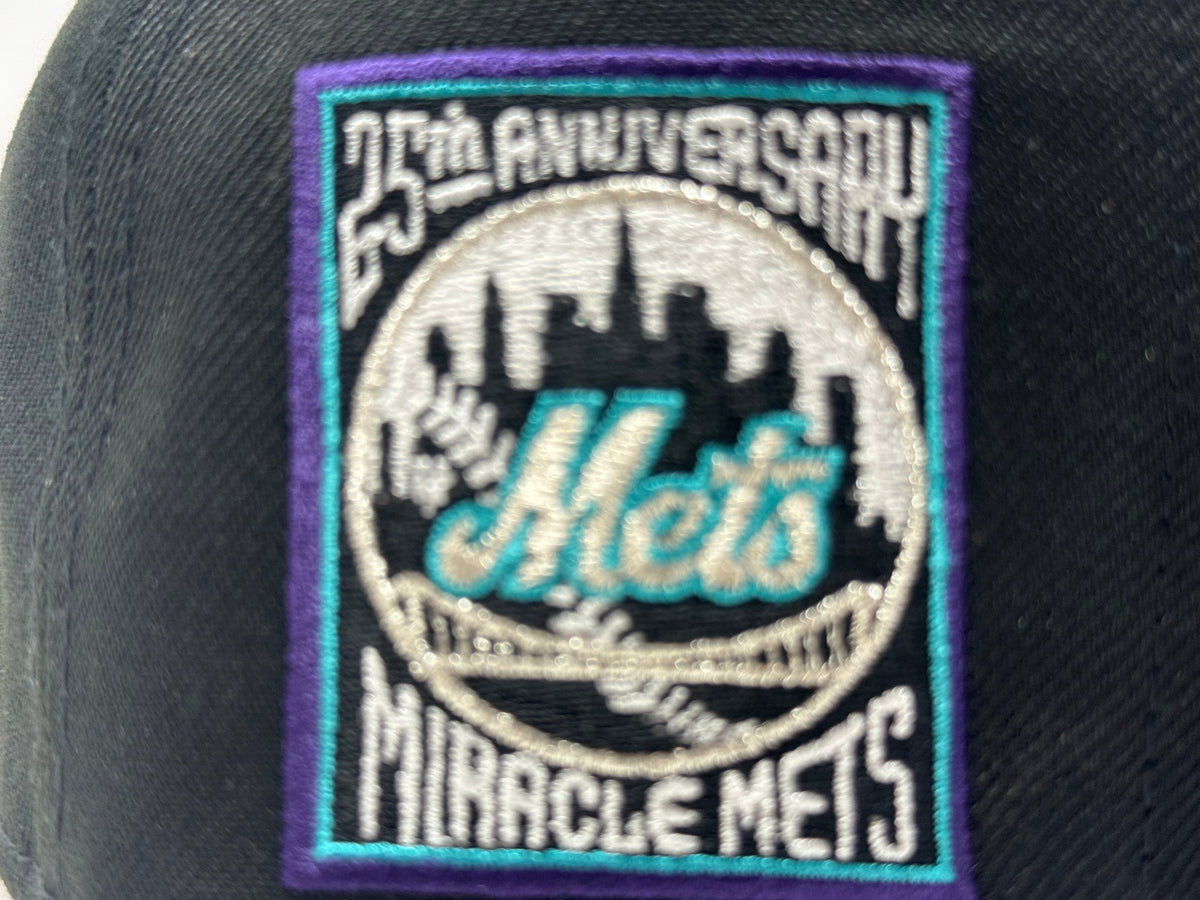 New York Mets 25th Anniversary Apple Logo "Sneaker Matching" Fitted Hats