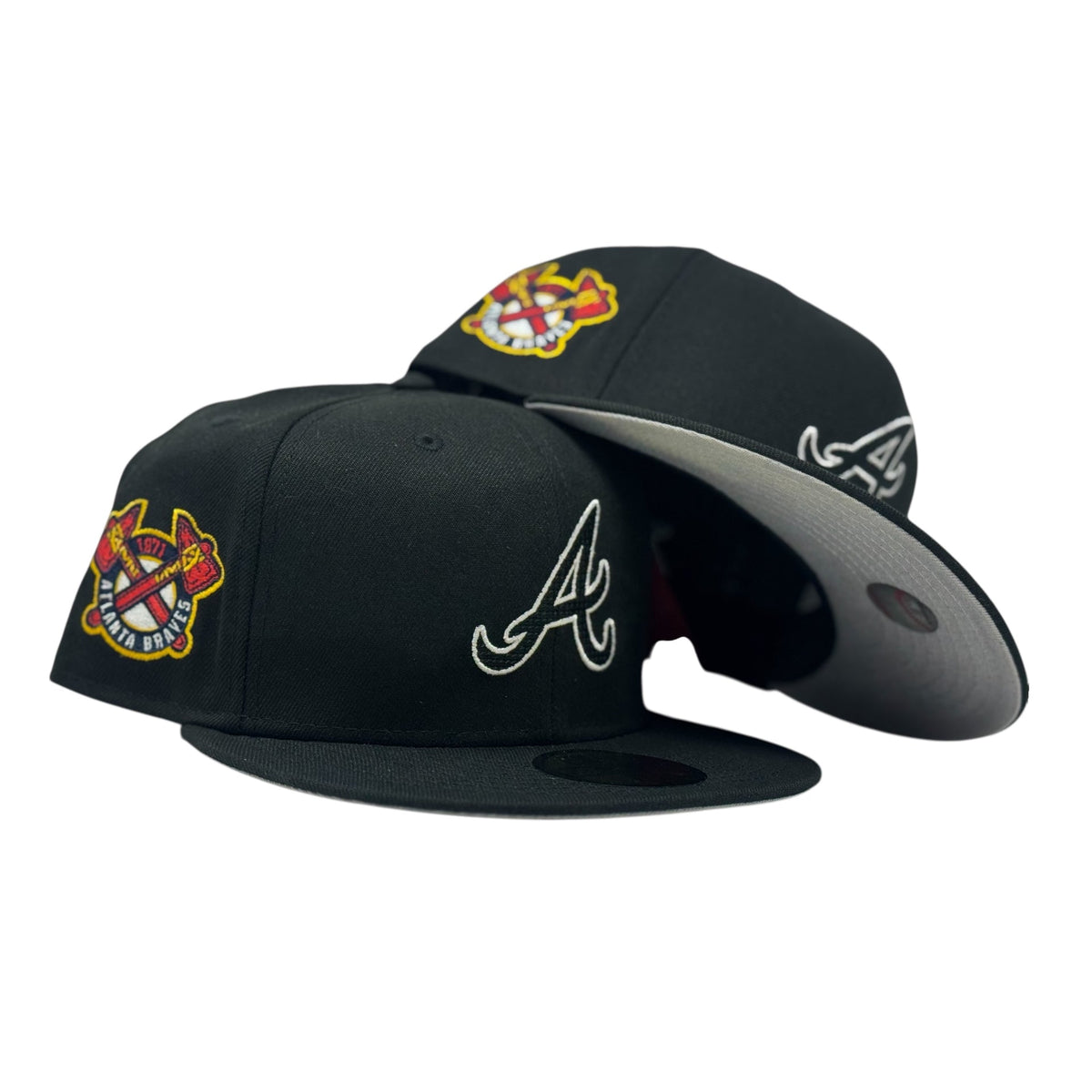 Atlanta Braves New Era X  Alpha Industries Black 59FIFTY Fitted Black