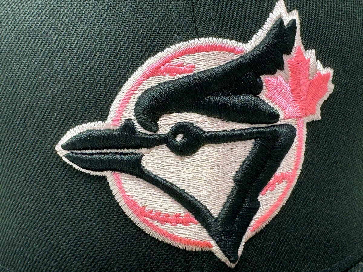 Toronto Blue Jays 1993 World Series Fusion Pink Brim Fitted Hats-Black