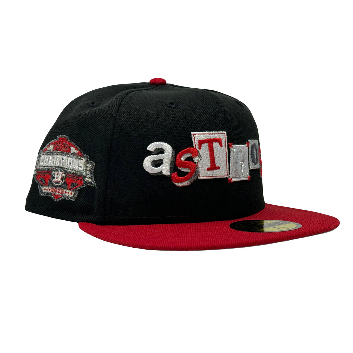 Houston Astros 2022 World Series Champions Ransom Note Pack New Era Fitted Hat