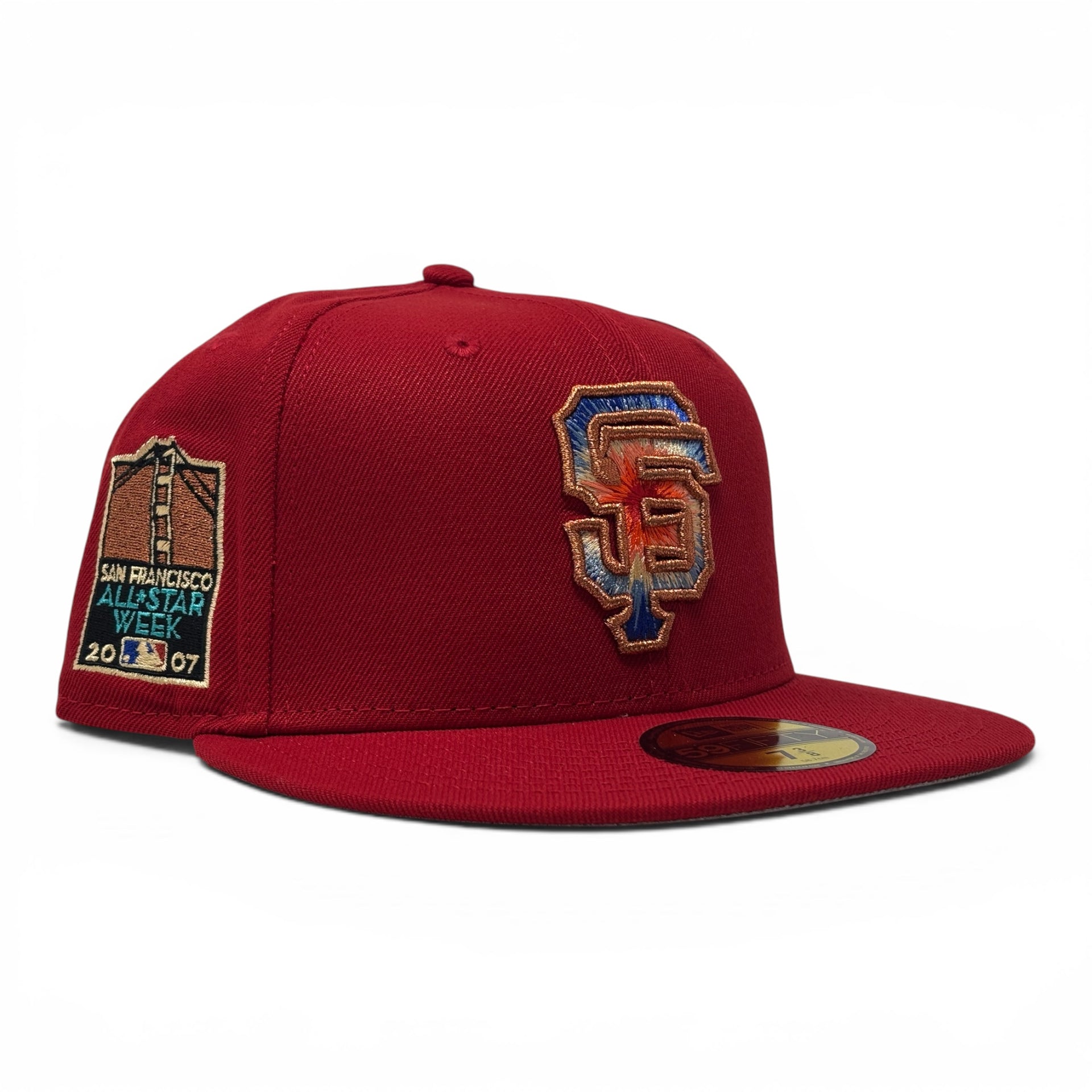 San Francisco Giants 2007 All Star Week 59Fifty New Era Fitted Hats-Red