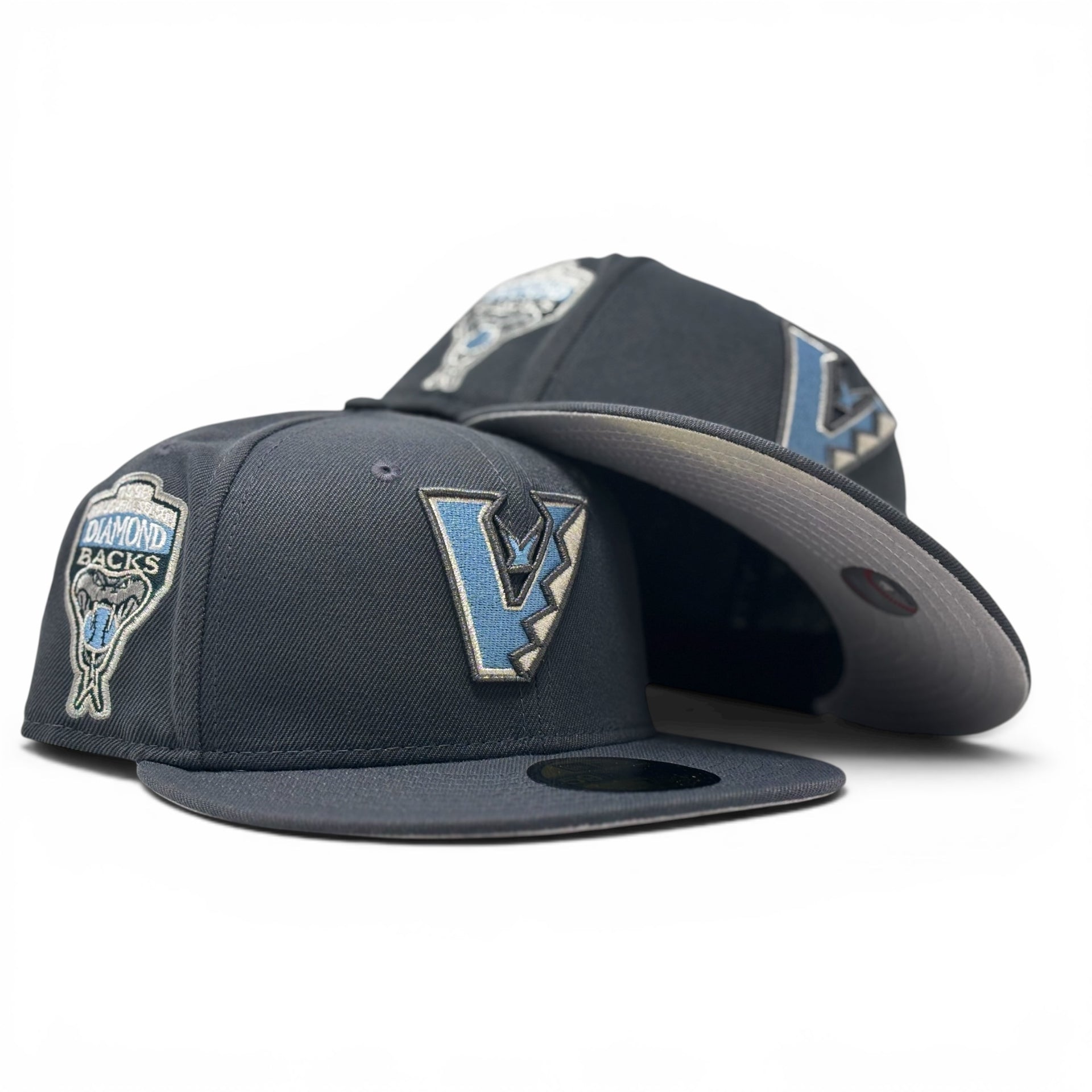 Arizona Diamondbacks 1998 Inaugural Season Upside Down Logo Fitted Hat