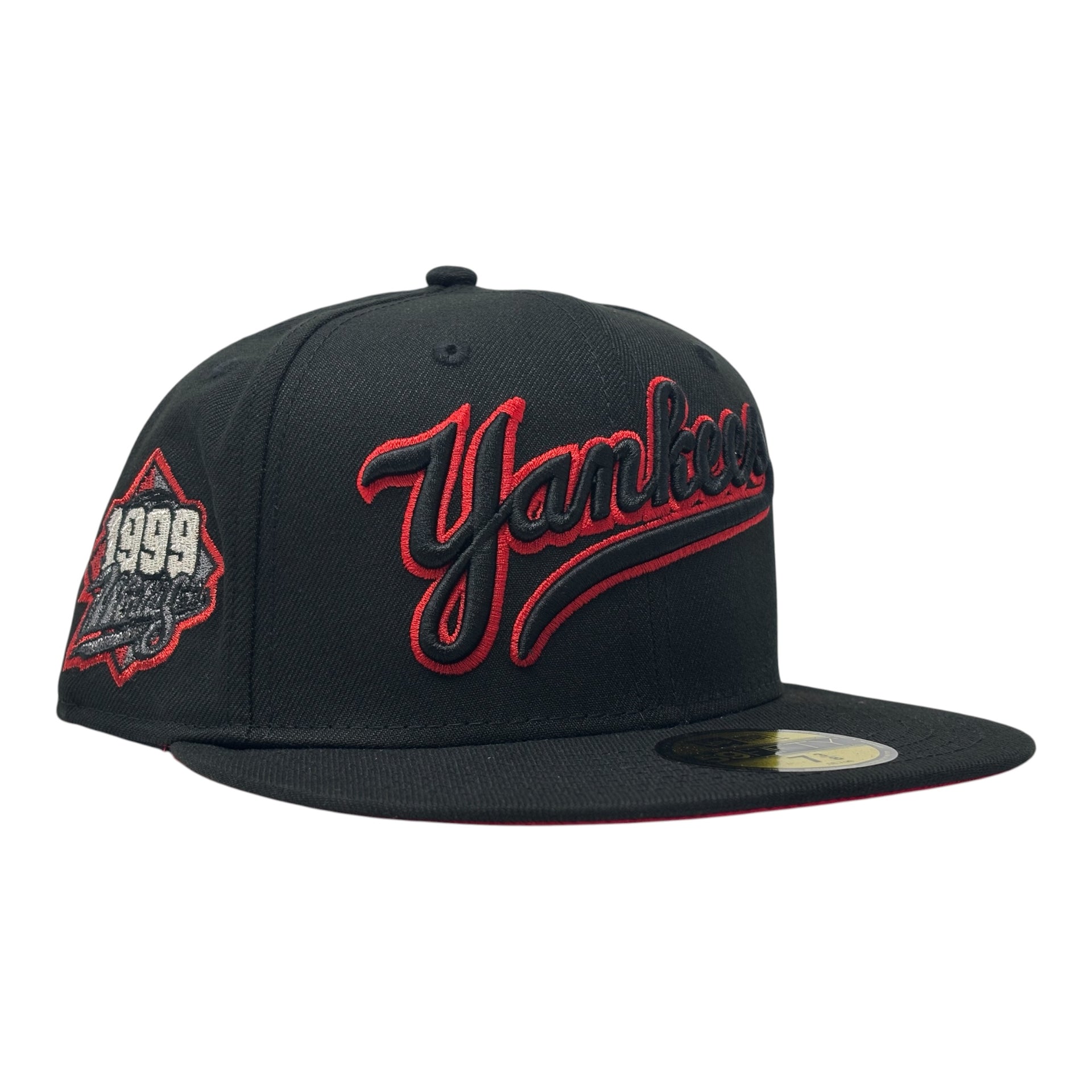 New York Yankees 1999 world series Cherry Pack 59Fifty New Era Fitted Hats-Black