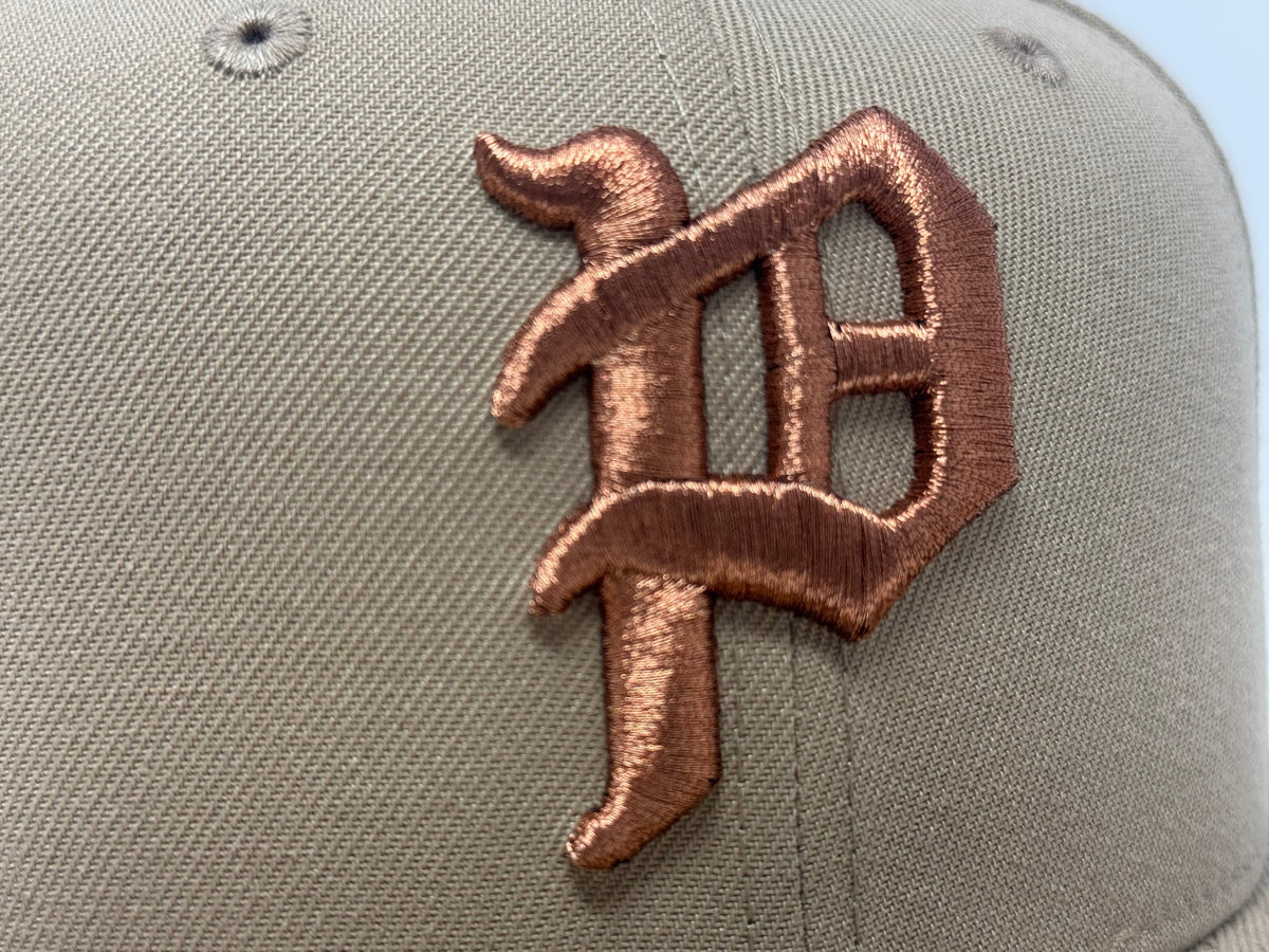 Philadelphia Phillies 1996 All Star Game Camel pink Brim Fitted Hats