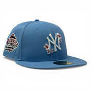 New York Yankees "Cherry Blossom Pack" Fitted Hat-Sky Blue