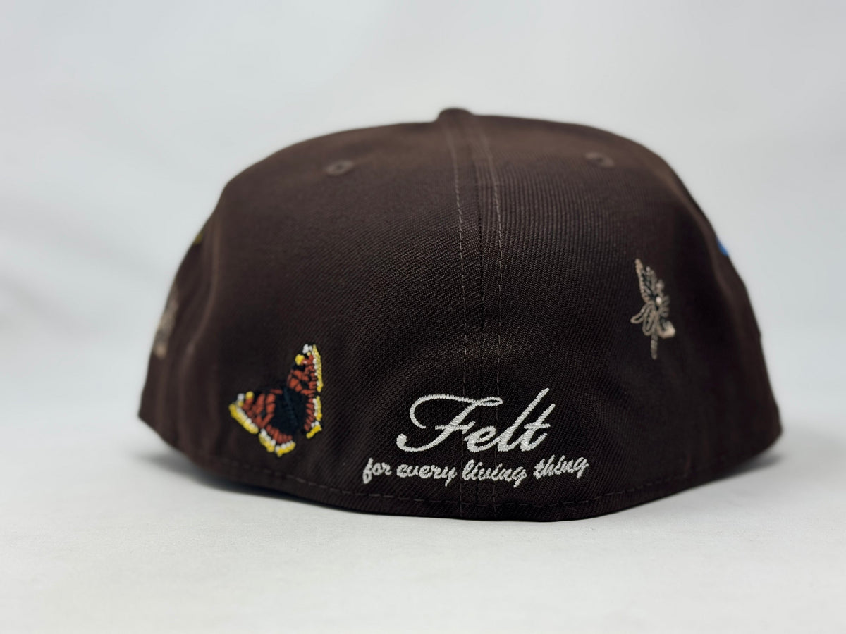 San Diego Padres Butterfly Garden New Era Fitted Hats