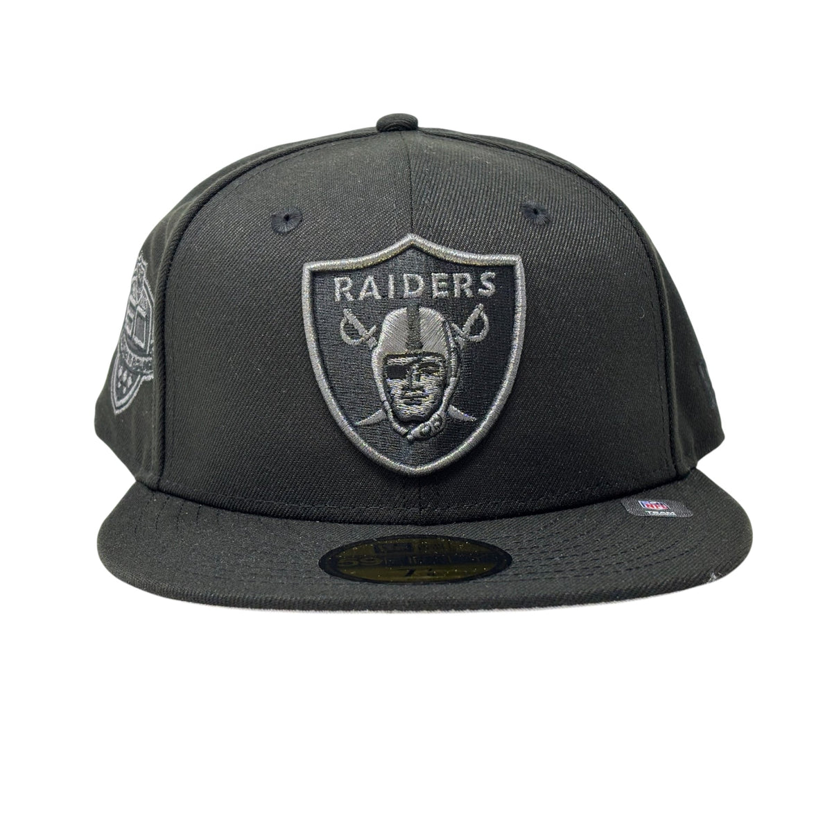 Oakland Raiders 50th Anniversary 59Fifty Fitted Hats-Black