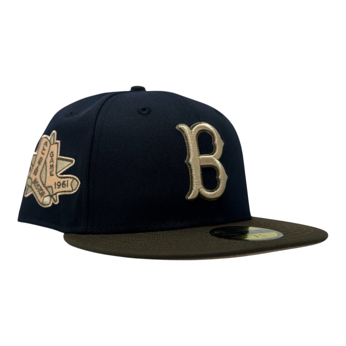 Boston Red Sox 1961 All Star Game Light Navy Brown Visor Brim New Era Hat