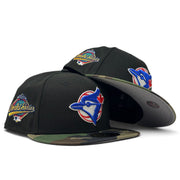 Toronto Blue Jays 1993 World Series Fitted Hats-Black Camouflage