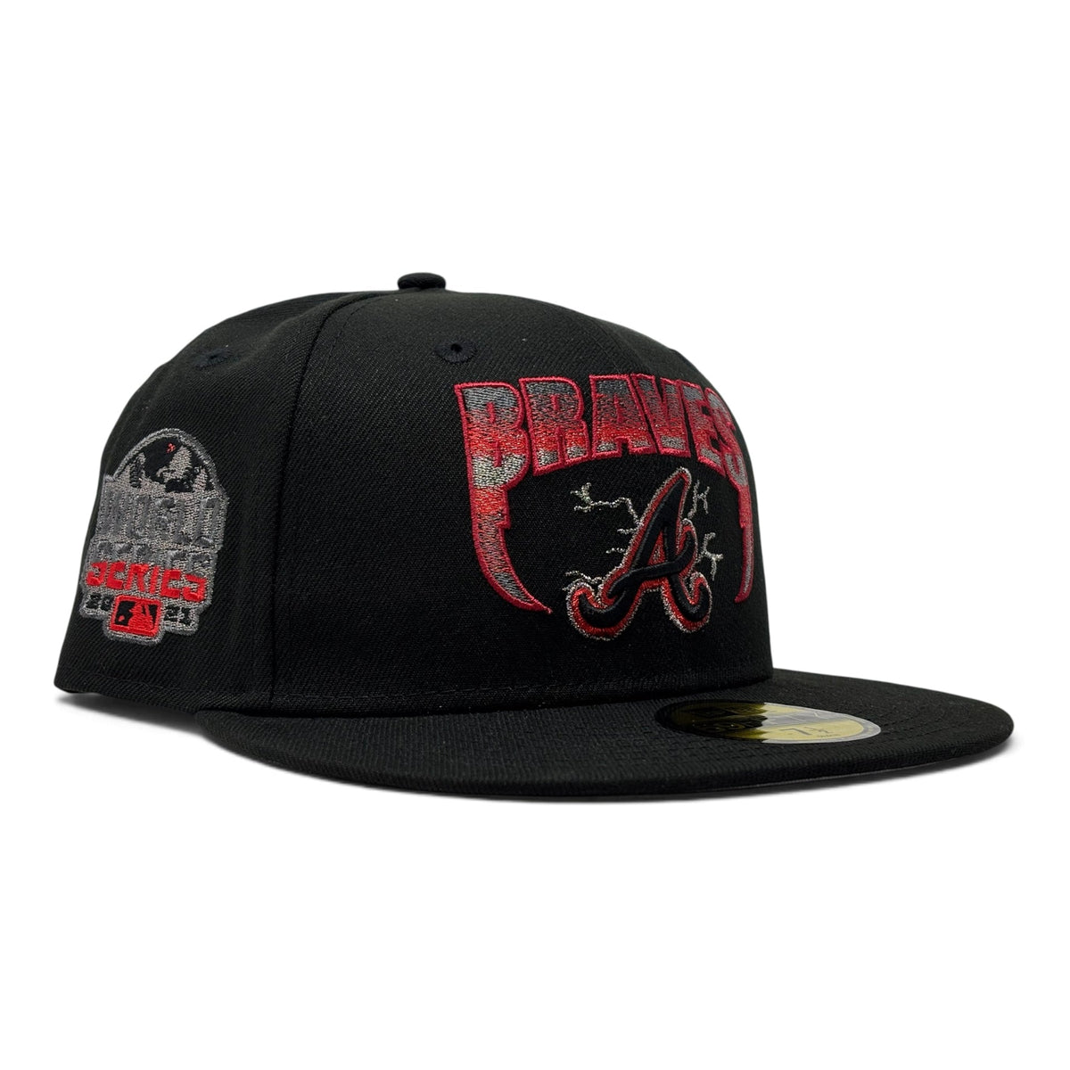 Atlanta Braves 2021 World Series "Metallica Pack" Logo Fitted -Black