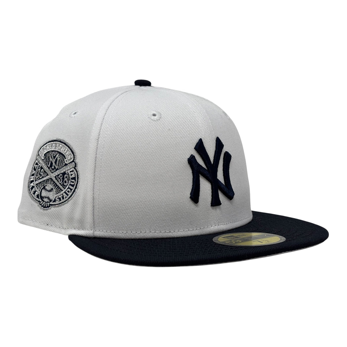 New York Yankees 1938 World Series Fitted Hat-White Navy