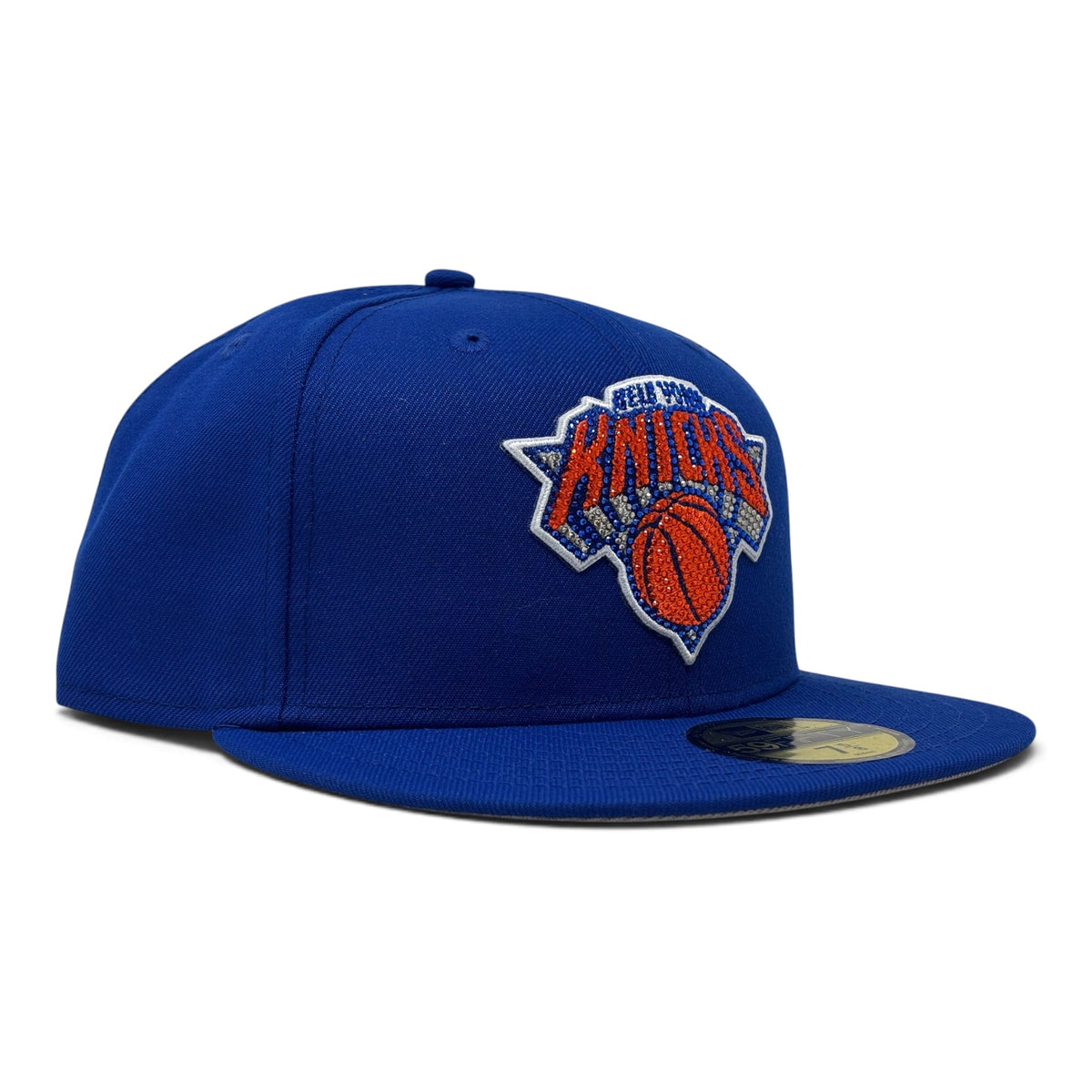 New Era New York Knicks Rhinestone Black 59FIFTY Fitted Hat-Black