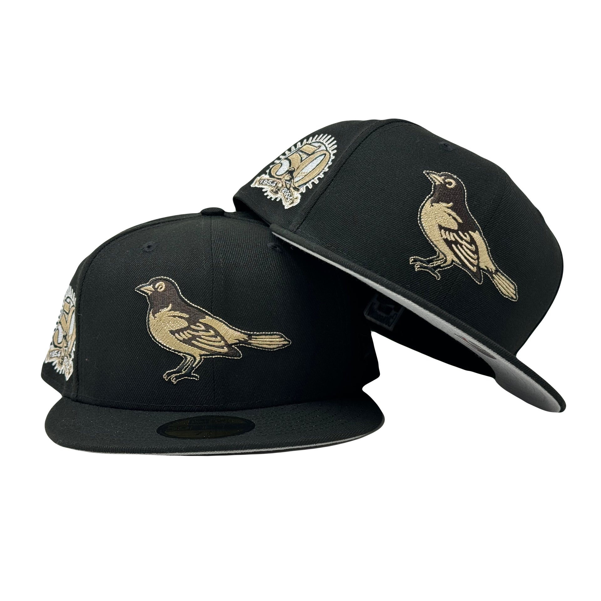 Baltimore Orioles 50th Anniversary Black 5950 New Era Fitted Hat