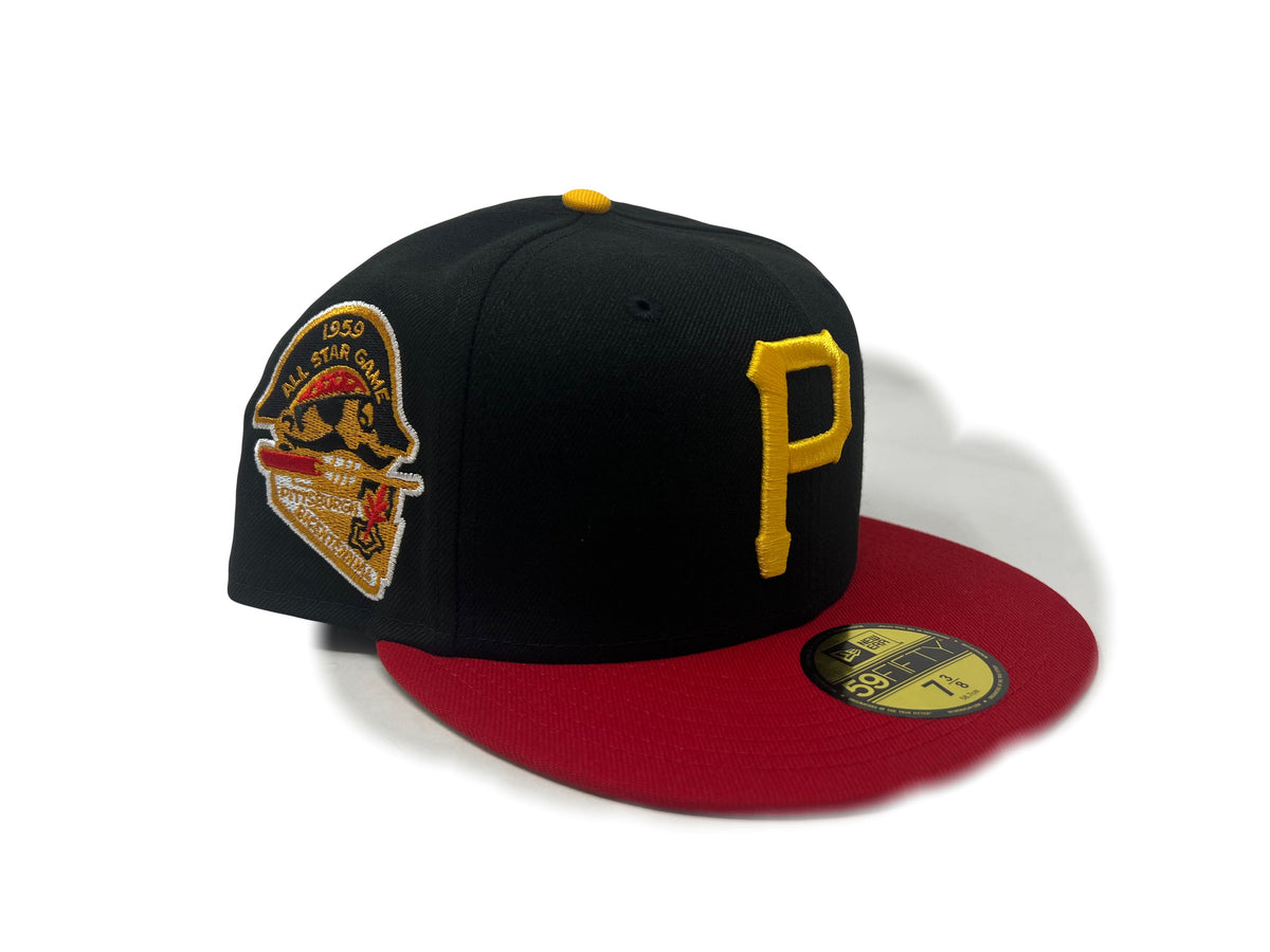 Black Red Pittsburgh Pirates 1959 All Star Game New Era Fitted Hat