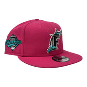 Florida Marlins 1997 World Series Beetroot Pink New Era Snapback Hat