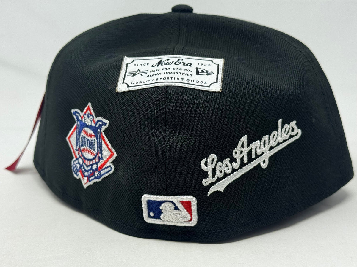 Los Angeles Dodgers New Era X  Alpha Industries Black 59FIFTY Fitted