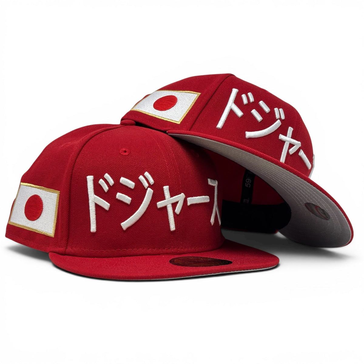 Ohtani in Japanese New Era Fitted Hats-Red