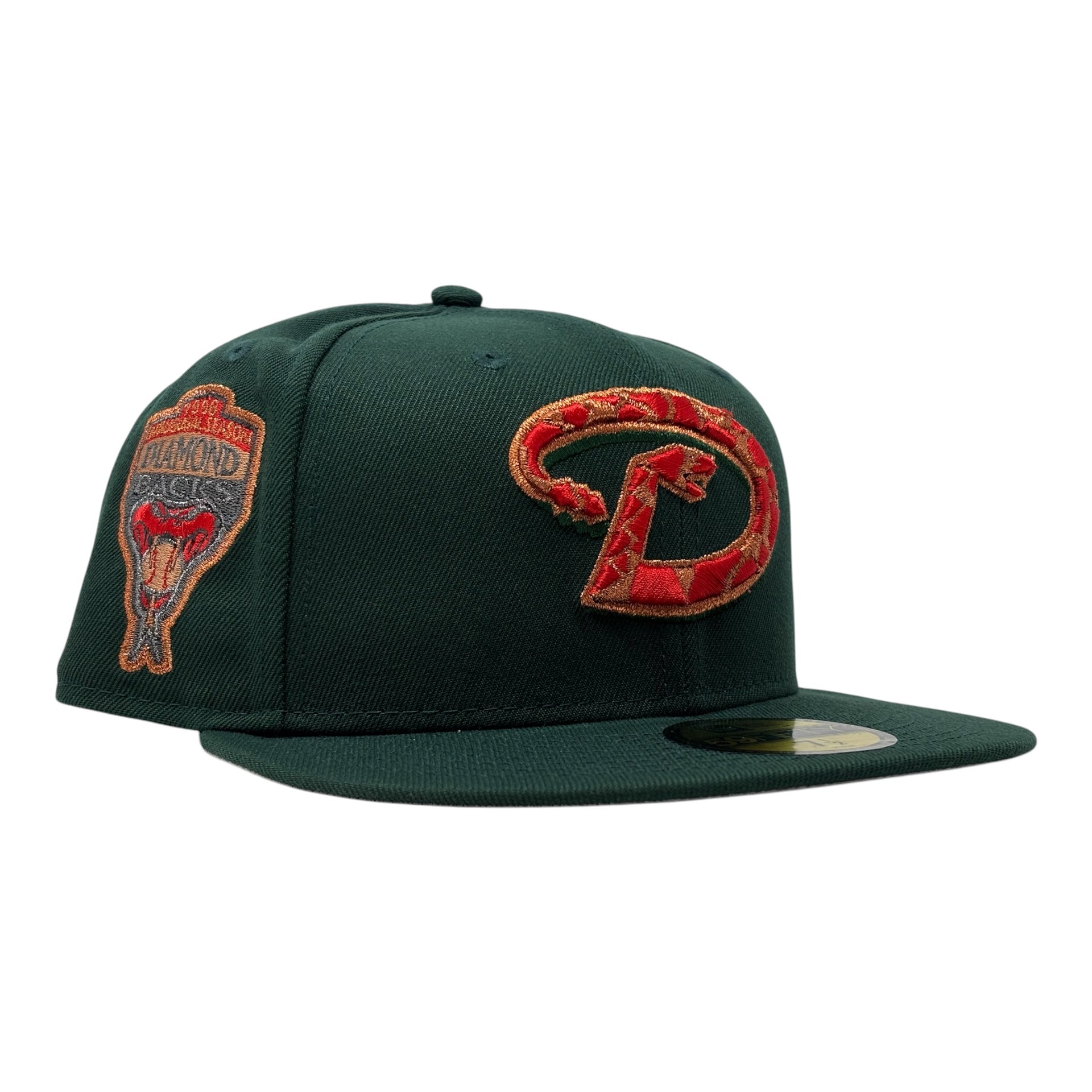 Arizona Diamondbacks 1998 Inaugural Season 59Fiftty New Era Fitted-Green