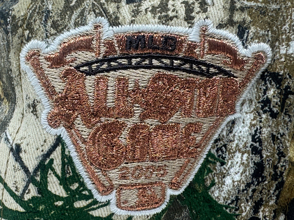 Detroit Tigers 2005 All Star Game Sliding Kitty Fitted Hat-Real Tree