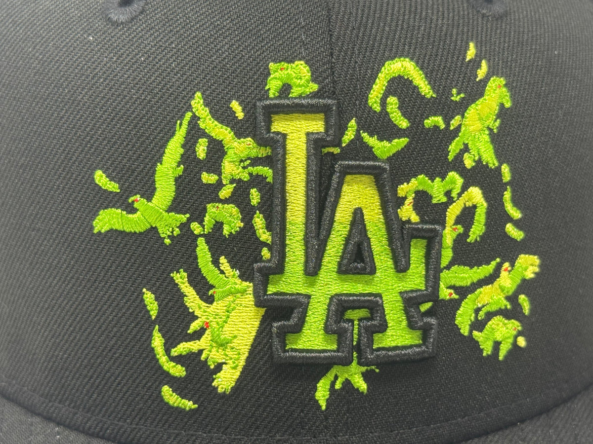 Los Angeles Dodgers "Halloween Pack" Fitted Hats- Black Green