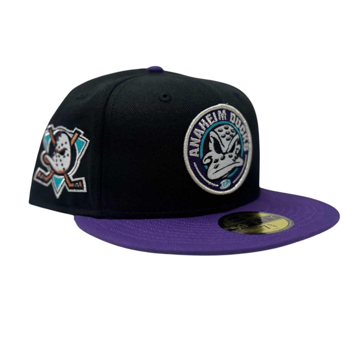 Anaheim Ducks Fitted Hats to Match Air Jordan Aqua 8