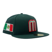 Team Mexico 2026 World Baseball Classic Fitted Hat by New Era-Green