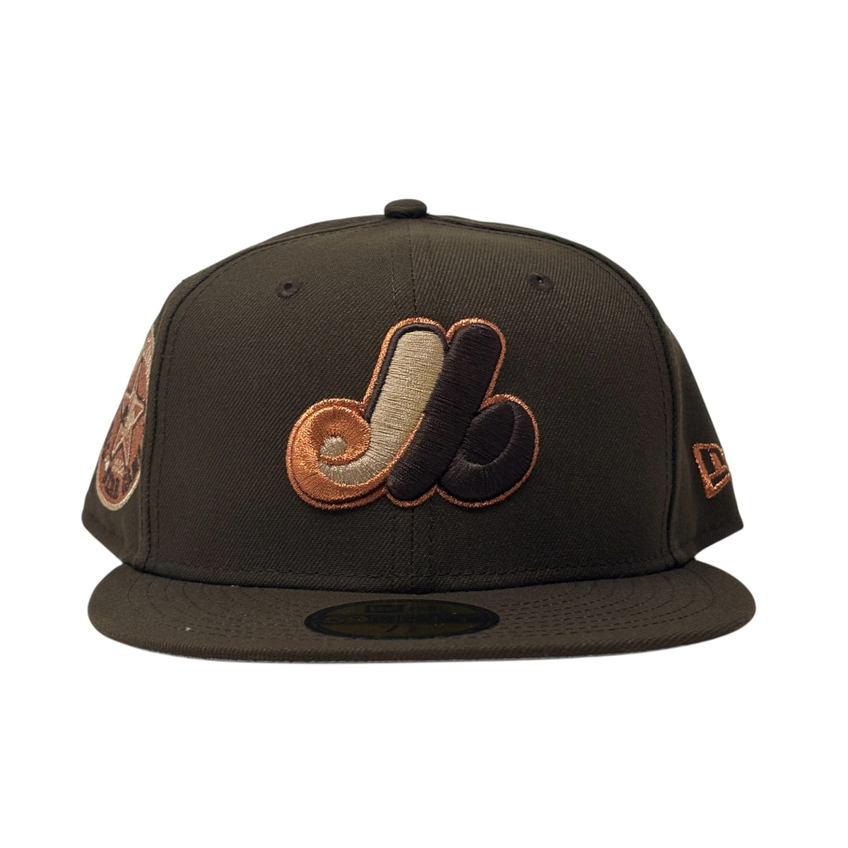 Montreal Expos 1982 All Star Game New Era  Fitted Hat- Brown