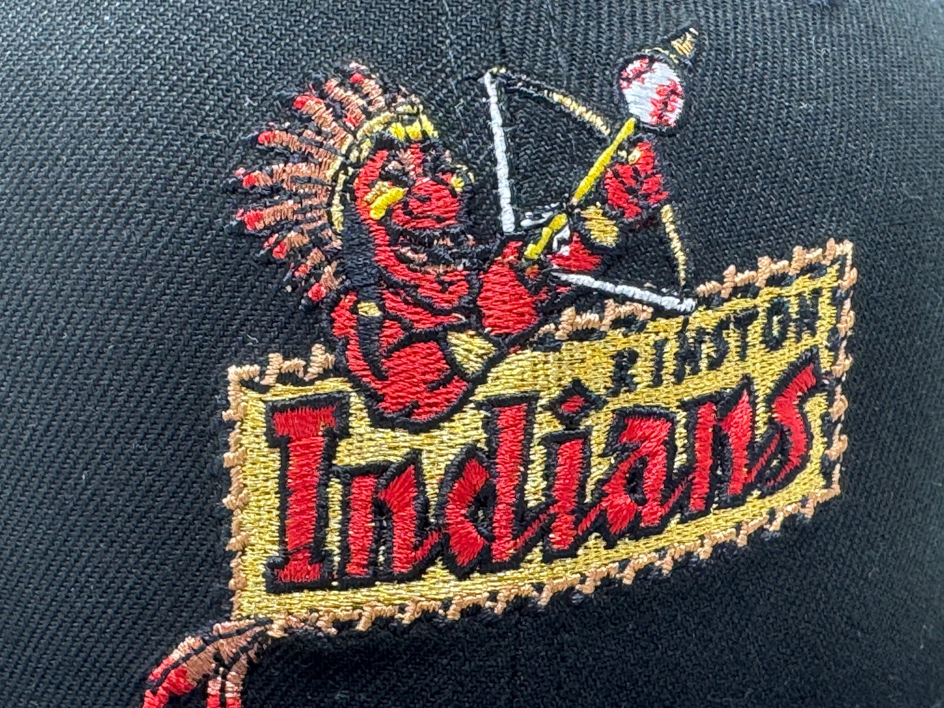 Kinston Indians Minor League New Era Fitted Hats-Black