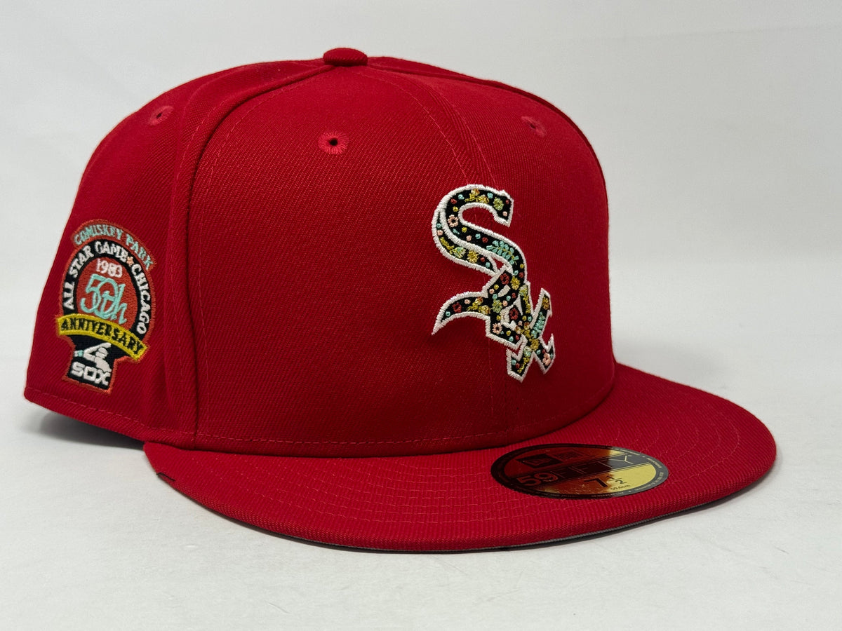 Chicago White Sox 1983 All Star Game Floral Pack Comiskey Park 59Fifty New Era Fitted Hat