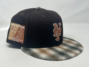 New York Mets Shea Stadium Flannel Plaid Visor 5950 New Era Fitted Hat