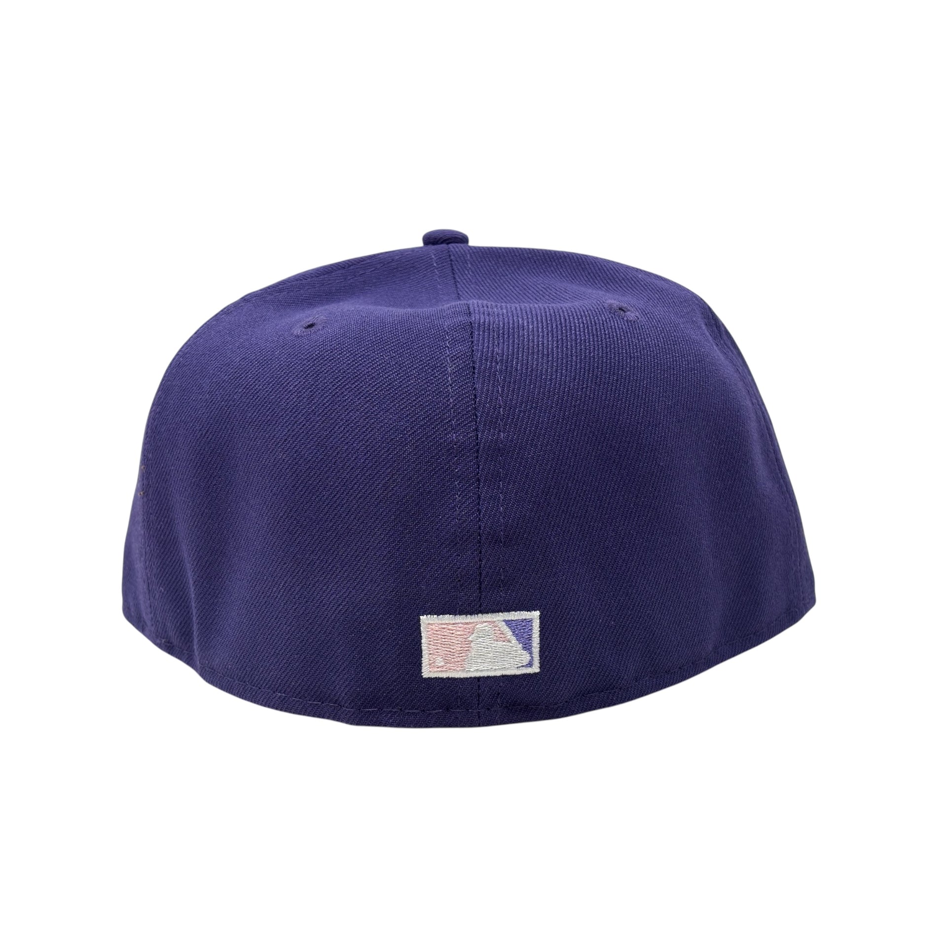 New York Yankees 2000 World Series Bird in the Cloud Fitted Hats-Purple