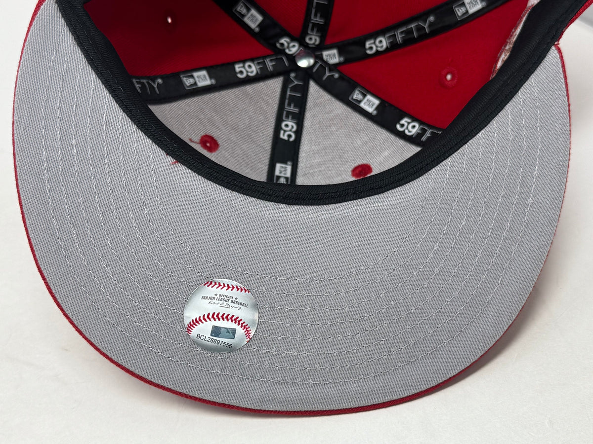 Los Angeles Dodgers 2025 World Series Champions Ohtani Fitted Hats-Red