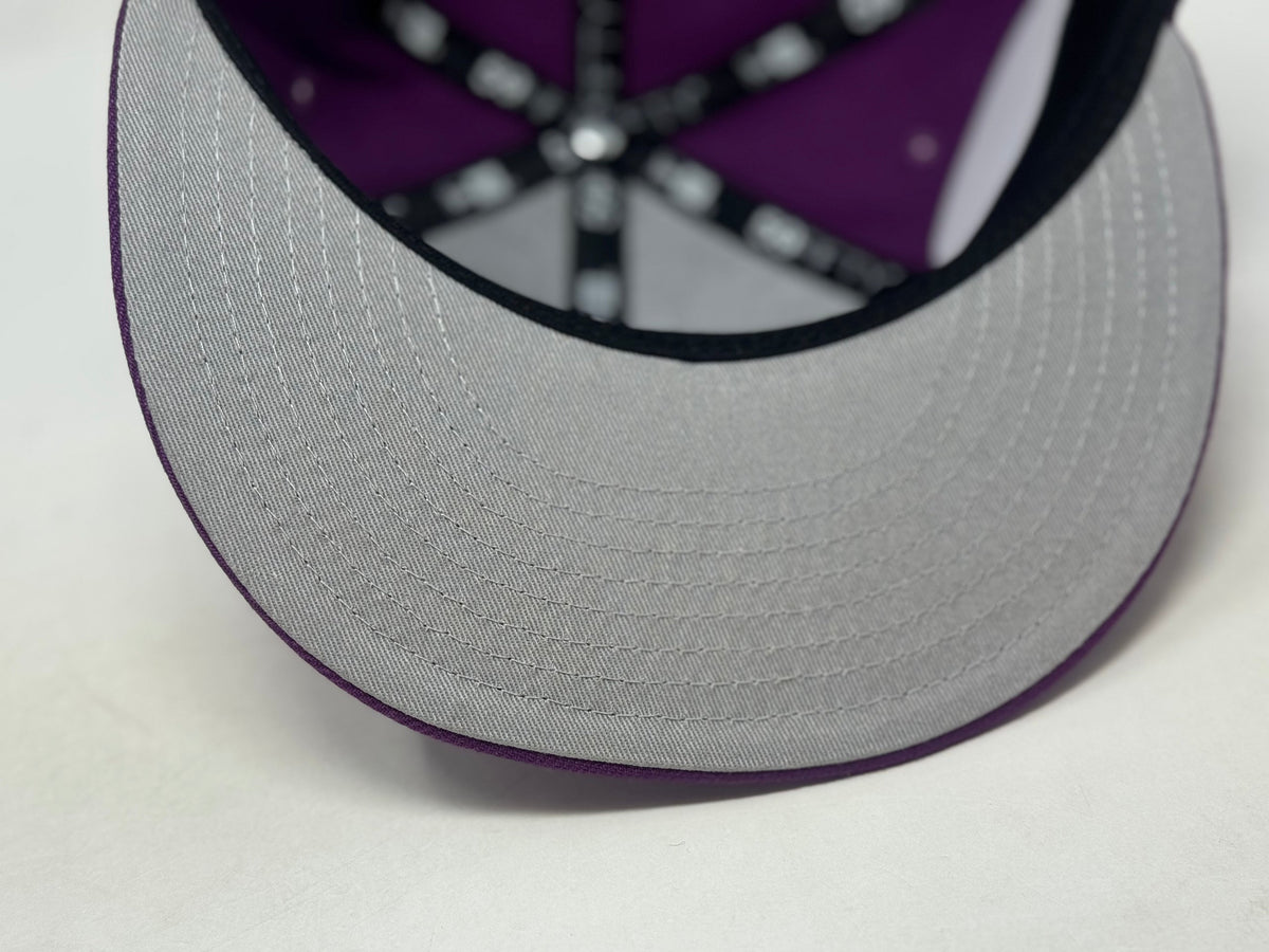 Seattle Mariners 30th Anniversary Fitted Hats-Sparkling Grape
