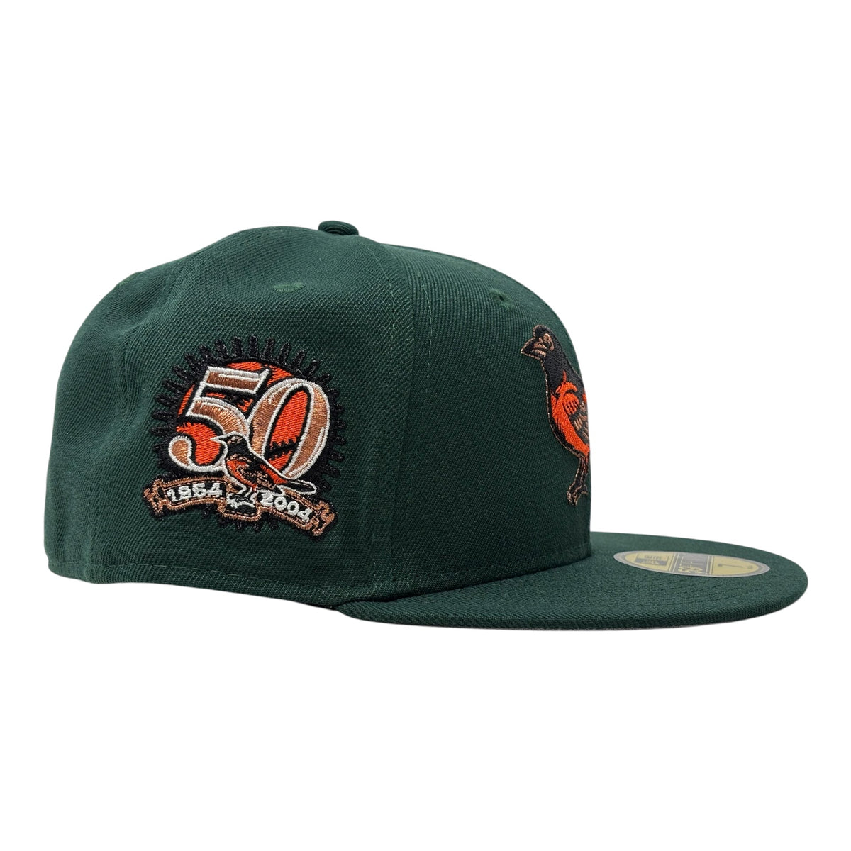 Baltimore Orioles 50th Anniversary 59Fifty New Era Fitted Hat-Green