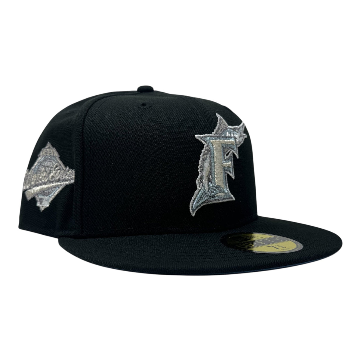 Florida Marlins 1997 World Series "Metallic Pack" Icy Brim Fitted Hat